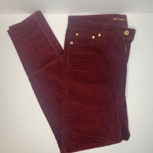 Women’s Michael Kors Corduroy - burgundy size 4